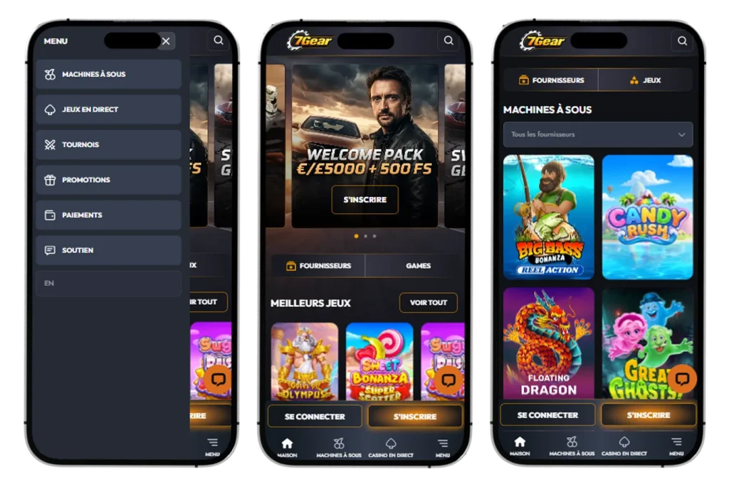 7Gear Casino app